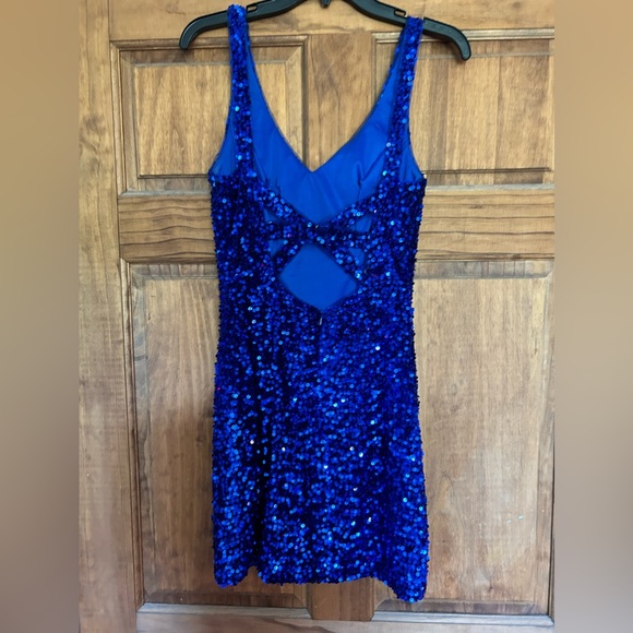 Blue Homecoming Dress - Picture 2 of 2